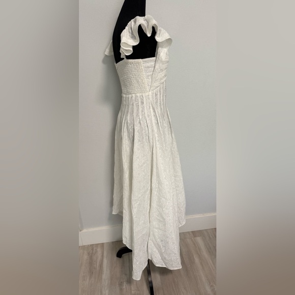 Ramy BrookBria Springtime Burnout Midi white Dress Sz 6 - Picture 9 of 12